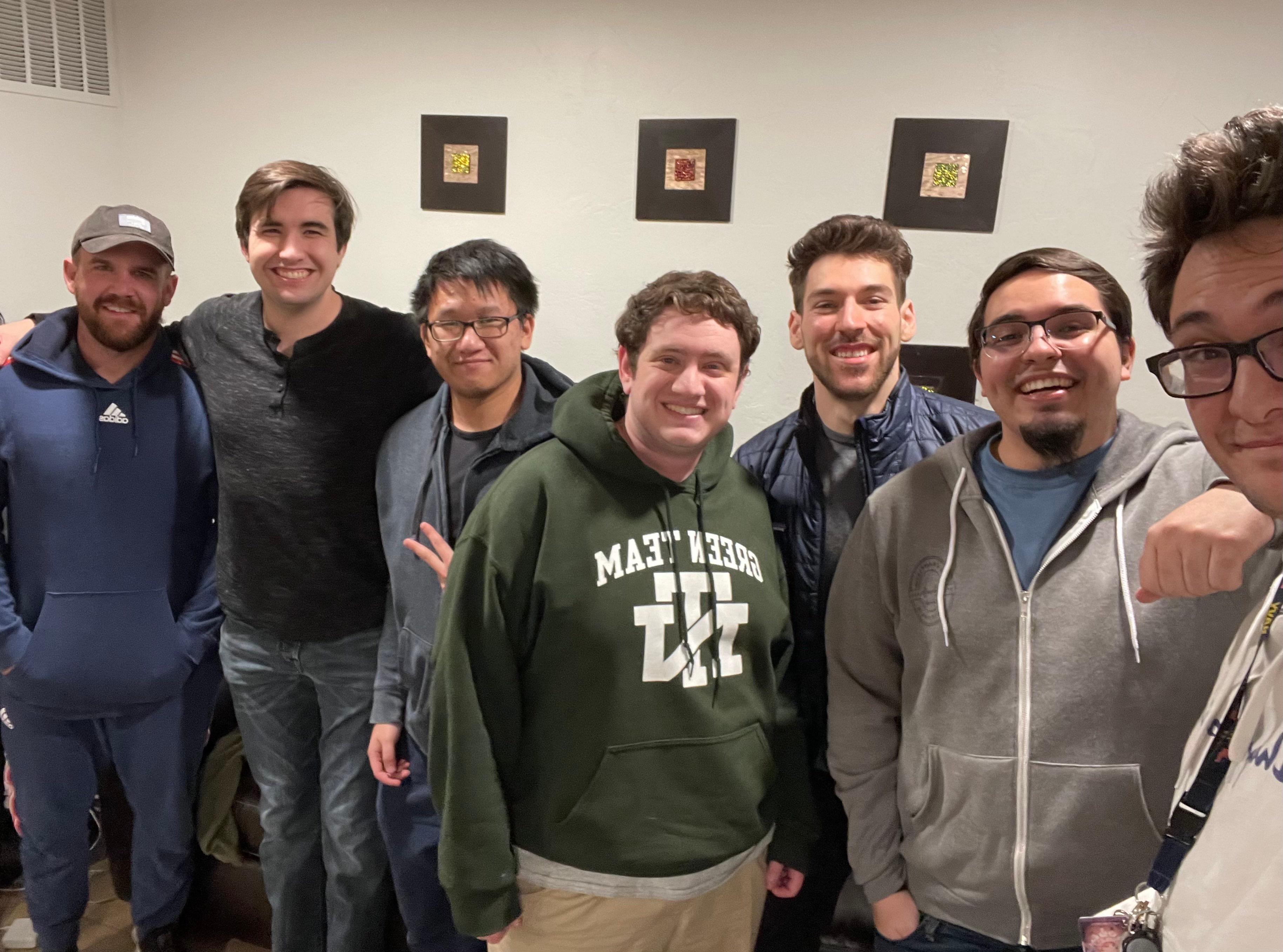 Group photo with friends, more recent