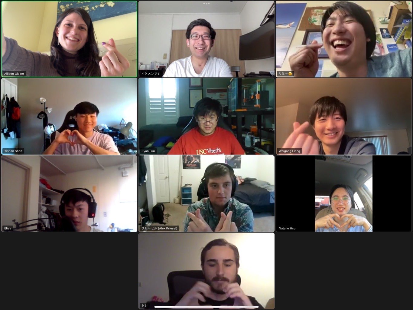 Older members of EASLA celebrating Alison's last day of hosting language table