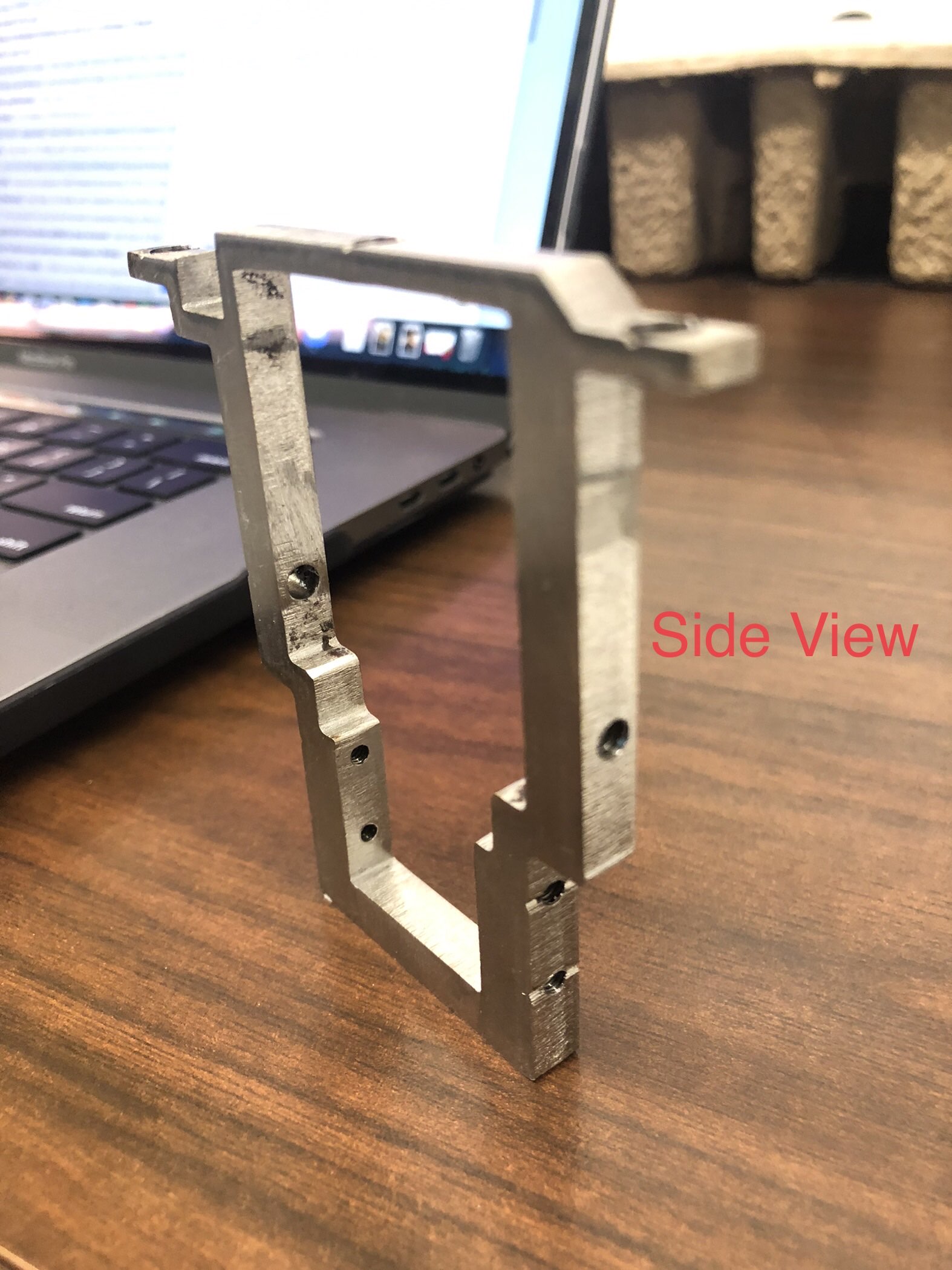 Stack of machined KEYS yoke components